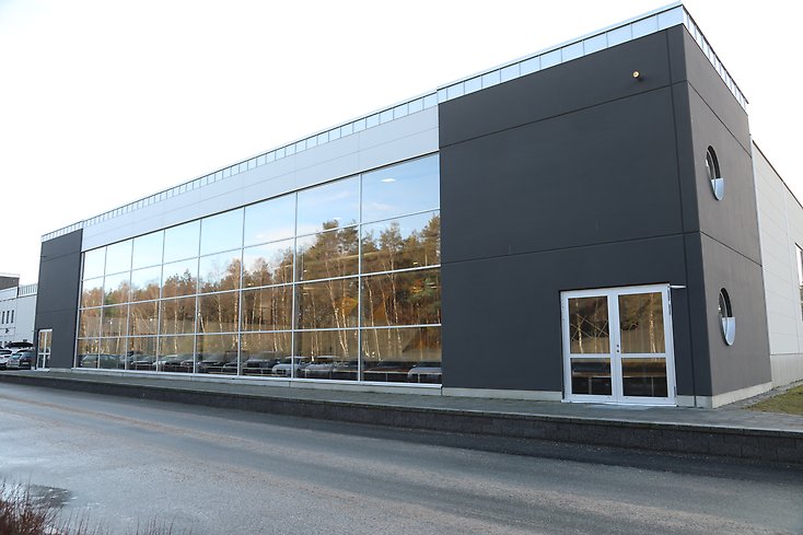 Axelent Arena sett från vägen.