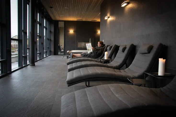 Interiör på Töllstorps rehab och relax